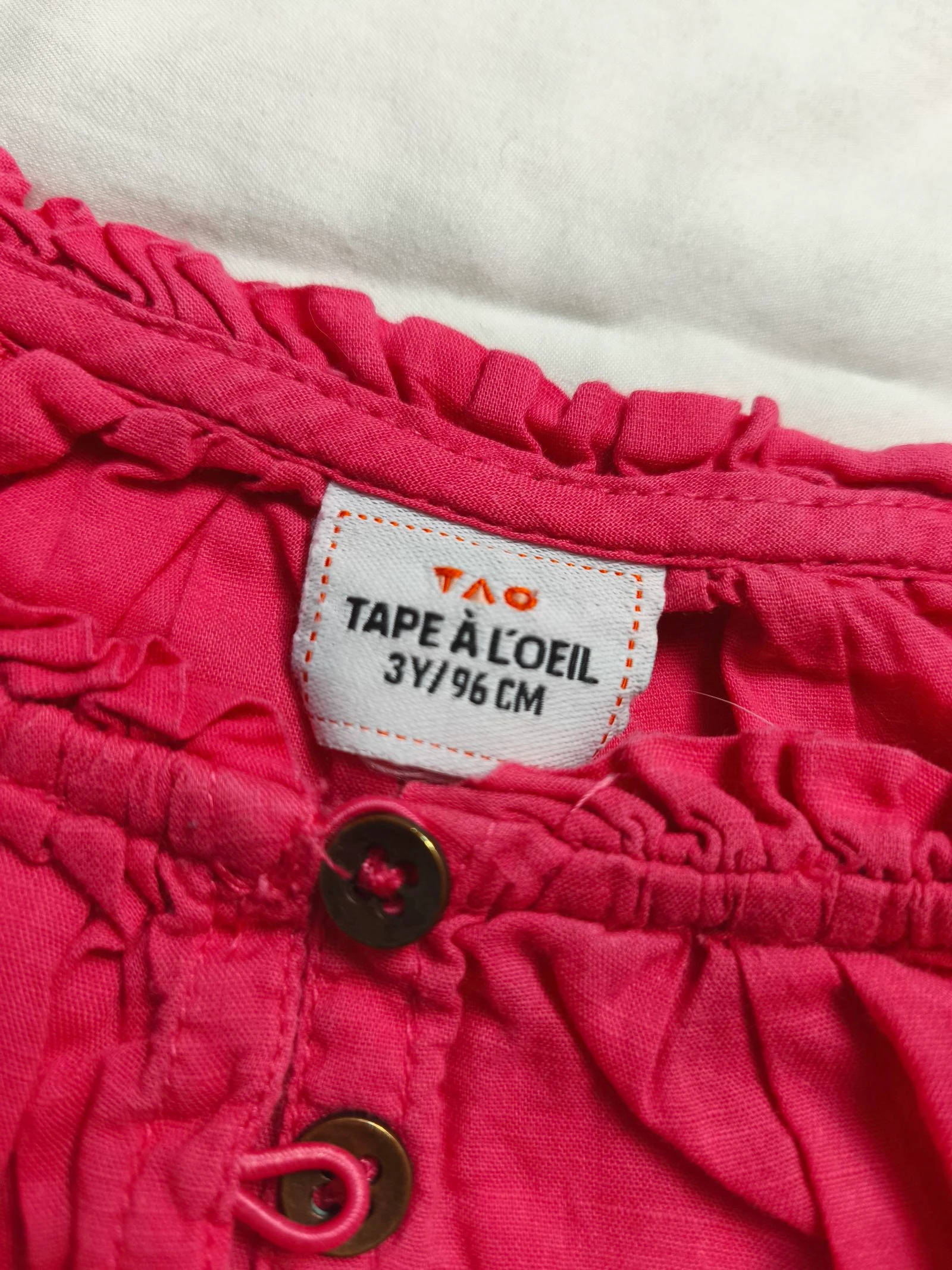 Lote de 2 blusas ligeras para niña (3 años) – photo 8
